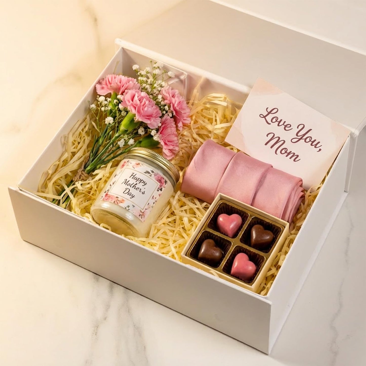 HcoHlow White Magnetic Gift Box 9x6.7x2.75 Inches, Rigid Collapsible Gift Boxes with Lids for Presents, Bridesmaid Proposal Box, Graduation, Wedding, Birthday Gift Packaging