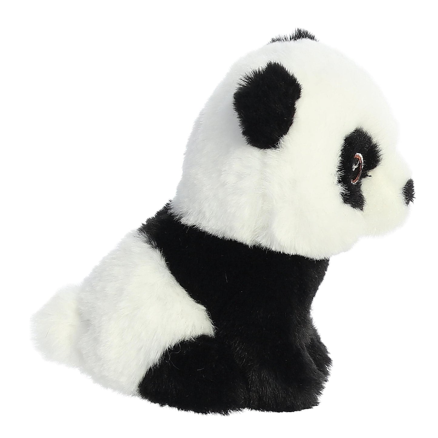 Aurora® Responsibly Made Eco Nation™ Mini Panda Stuffed Animal - Ideal for Playtime Adventures - Perfect for Birthdays or Just Because - Black 5 Inches