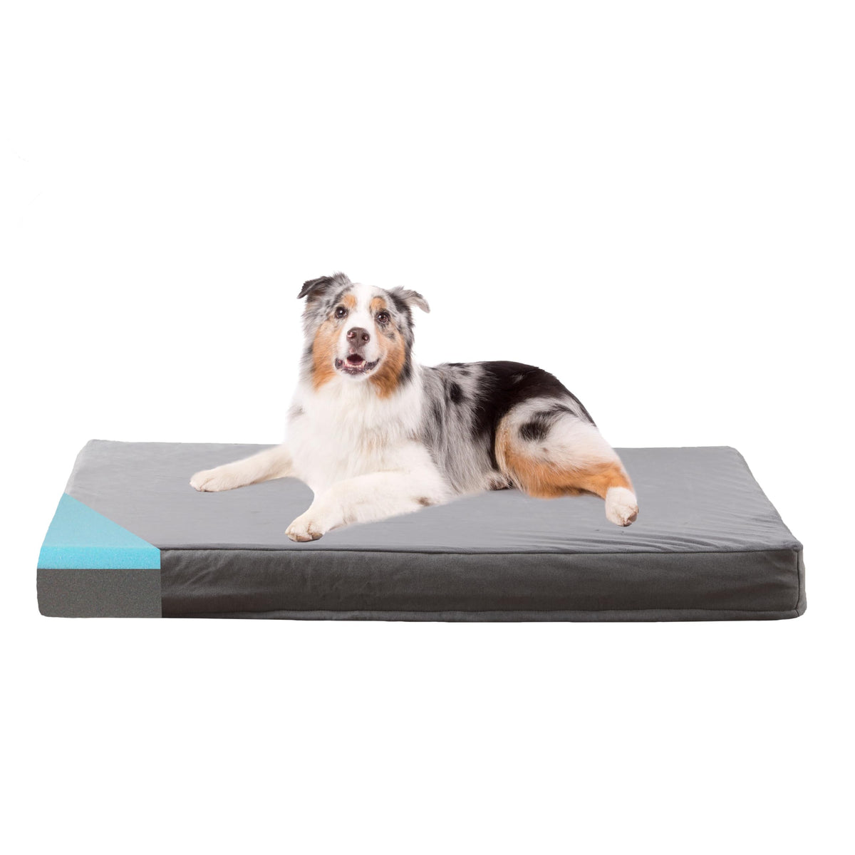GOHOO PET Orthopedic Memory Foam Dog Bed, Cooling Dog Beds Waterproof Pet Bed for Crate with Removable Washable Cover, L(35inch,65Lbs)
