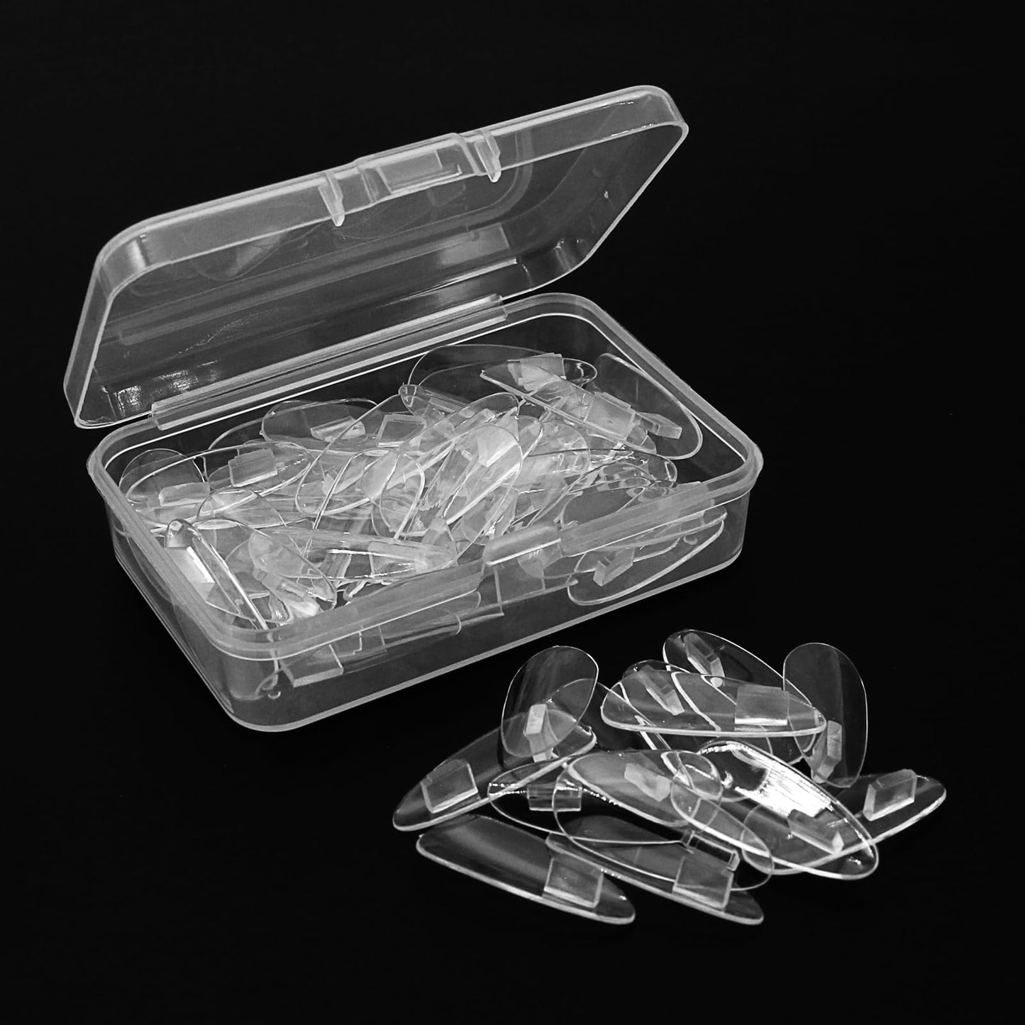 100PCS Clear Replacement Nail Tips for CS200 CS300 Nail Color Display Show Tower