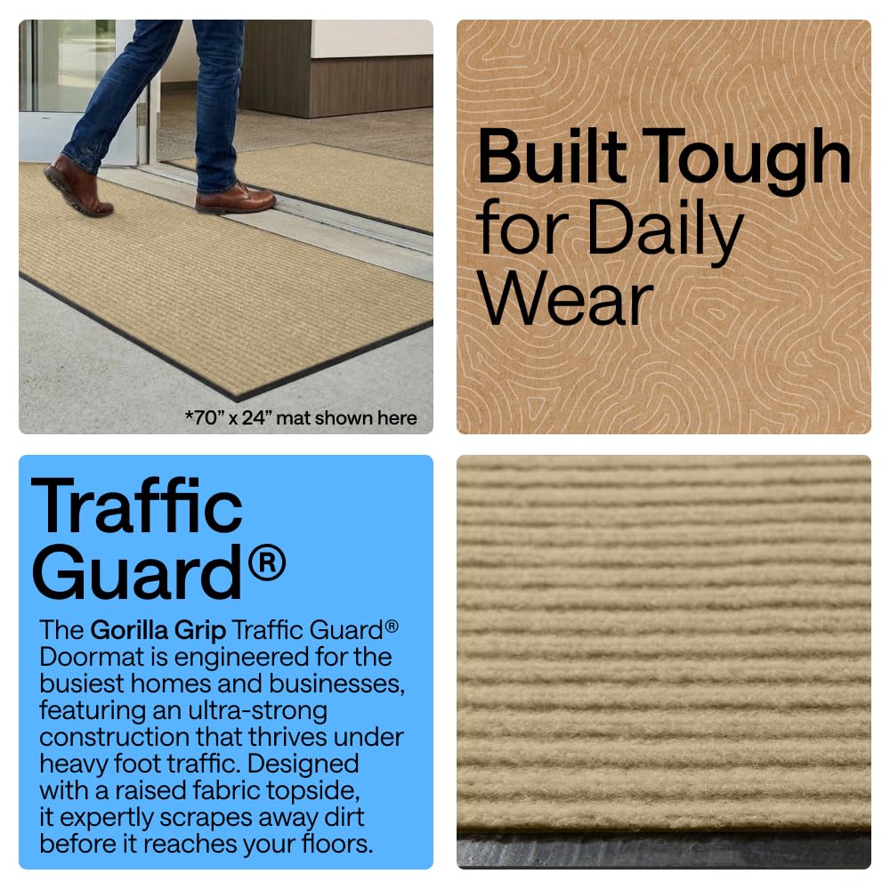 Waterproof Traffic Guard Door Mat (2 Count)