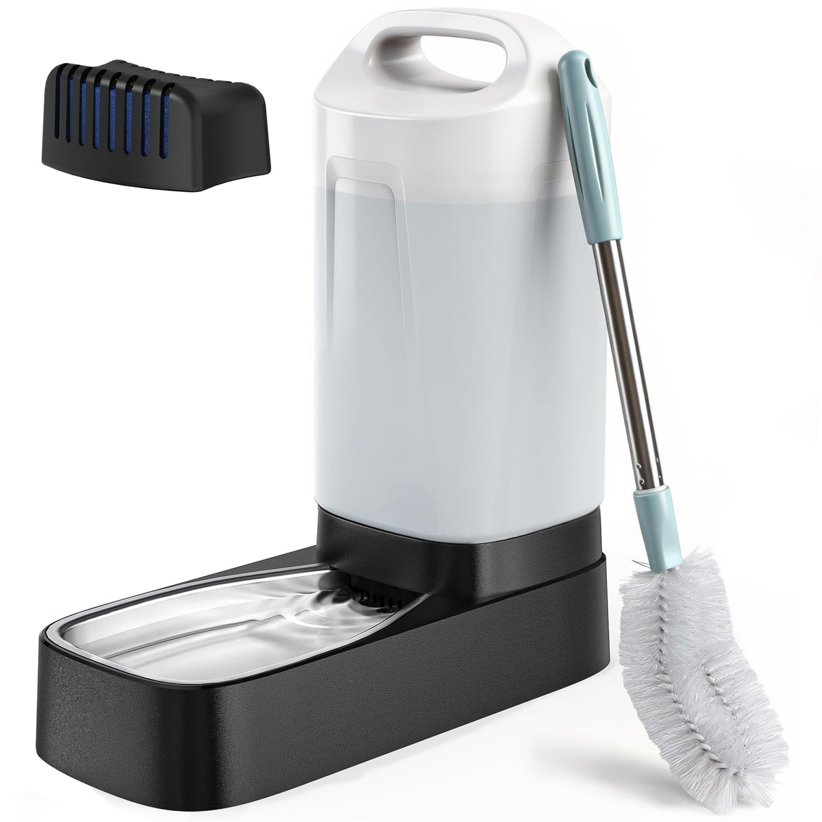 PETNF 2.4 Gallon Automatic Dog Water Bowl Dispenser with Handle