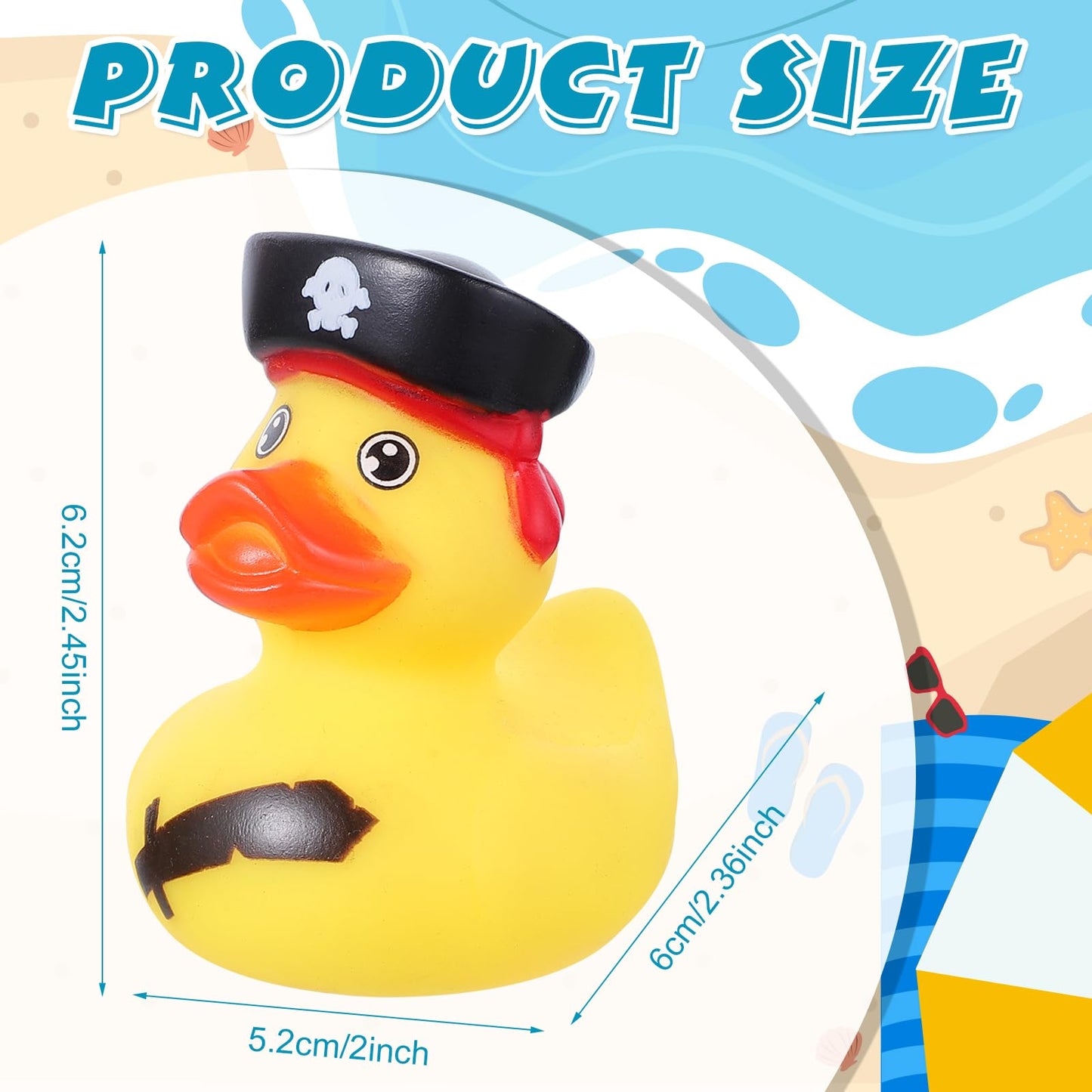 30Pcs Rubber Ducks Assorted Plastic Bulk Rubber Duck for Cruise Ducks Ducking Bath Pool Toys Mailbox Duck Party Favors Cruise Ships Hiding Classroom Exchange Gifts for Kids Teens