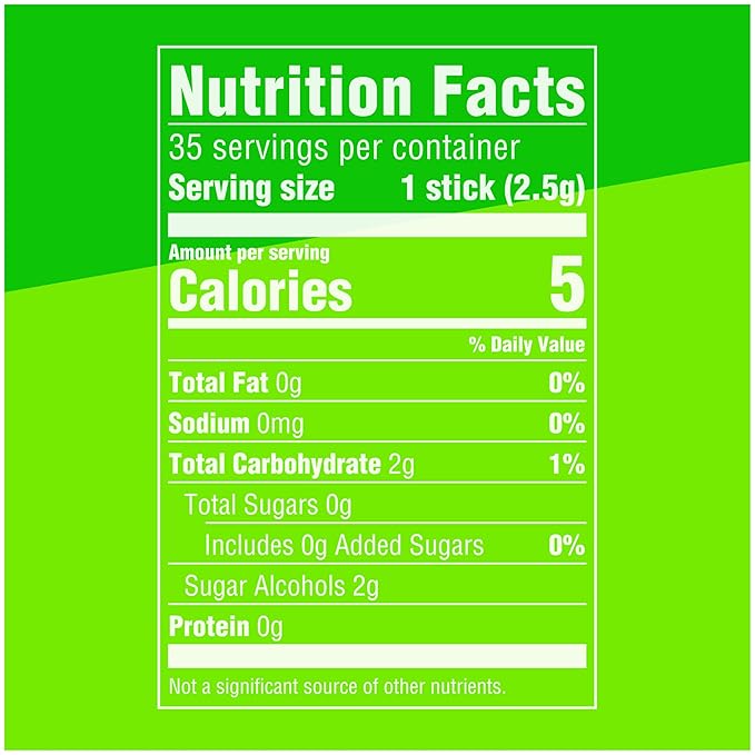 EXTRA Spearmint Sugar Free Chewing Gum, Bulk Gum Packs - 35 Sticks (Pack of 6)