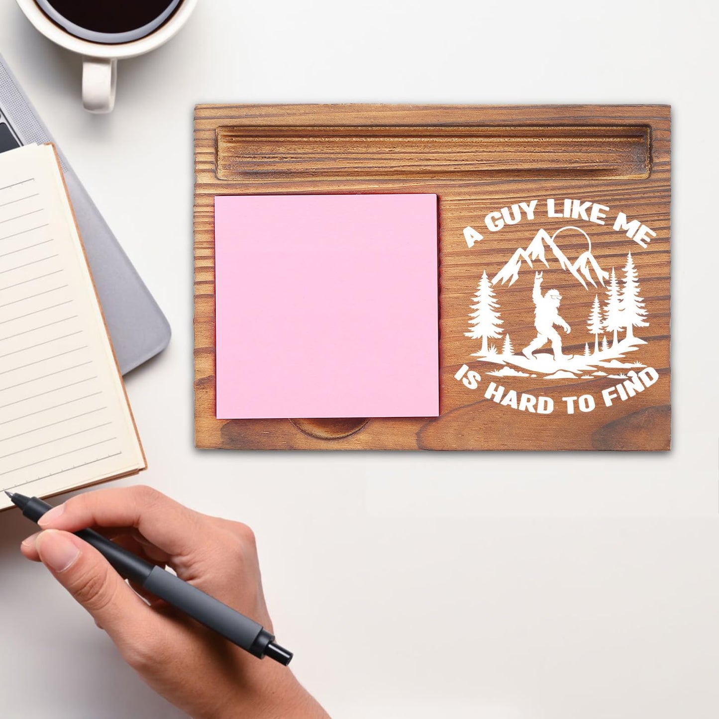 Funny Desk Note Pad Holder for Coworker Appreciation, Thank You Gift for Friend Boss Team, Office Desk Humor Reminder EDP267