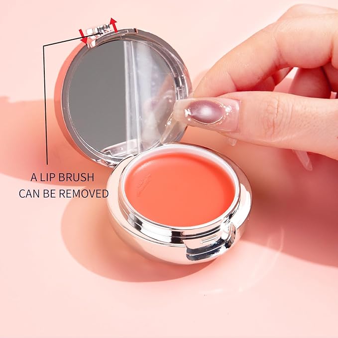 Lip Sleeping Mask - Overnight Repair for Dry, Chapped Lips with Hyaluronic Acid, Vegan & Cruelty-Free, Hydrating, Exfoliating, Non-Sticky, Long-Lasting Moisture