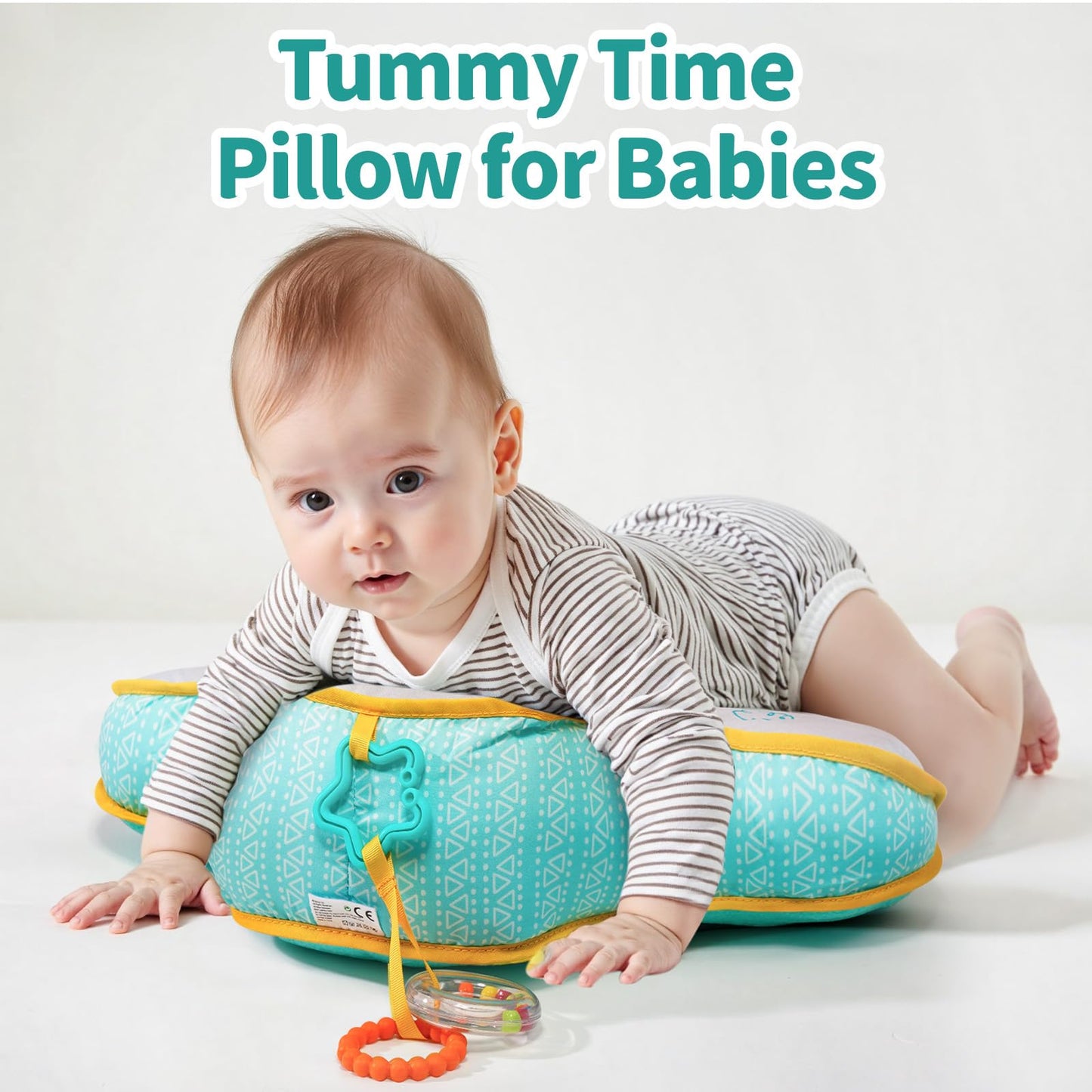 Montessori Sensory Crawling Toy for Newborns - Tummy Time Pillow with Ergonomic Design for Easier Parenting Development