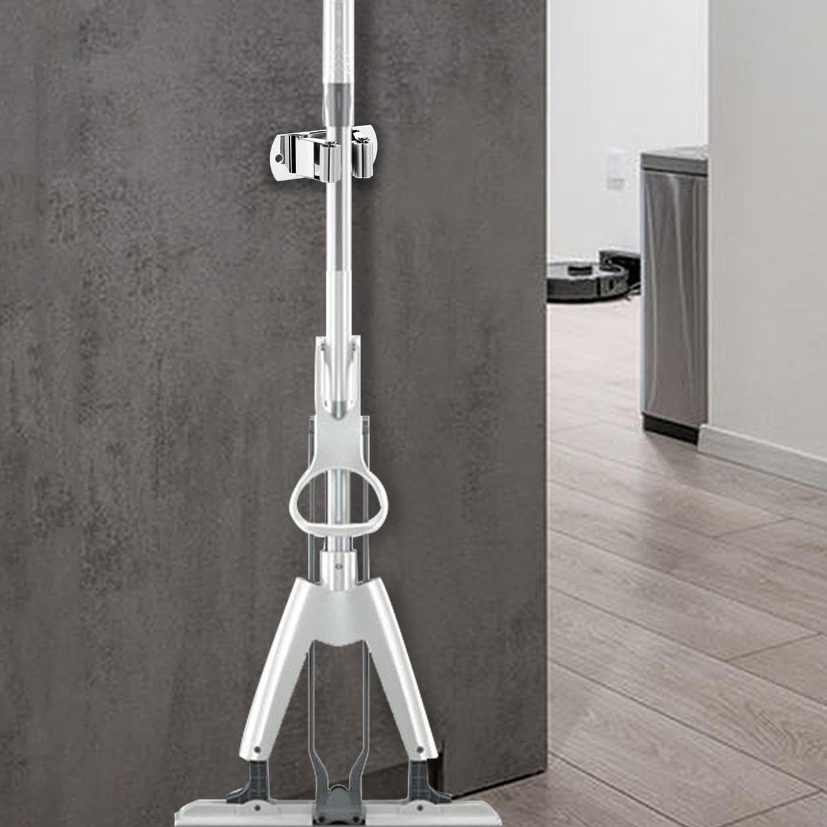 Broom and Mop Hanger