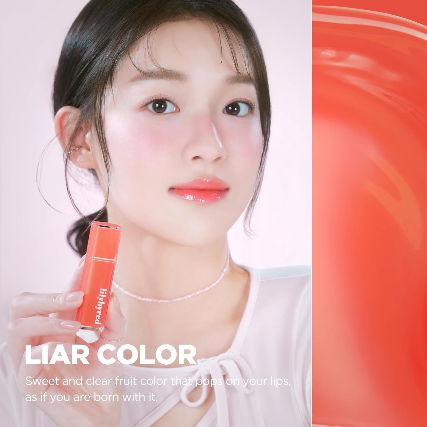 lilybyred Bloody Liar Coating Tint | Korean Glossy Lip Stain, Vivid & Juicy Color, Syrupy Shine, Moisturizing, Long-Lasting & Smudge-Proof, Non-Sticky, Lightweight, 0.14 oz. (06 Rosy Strawberry)