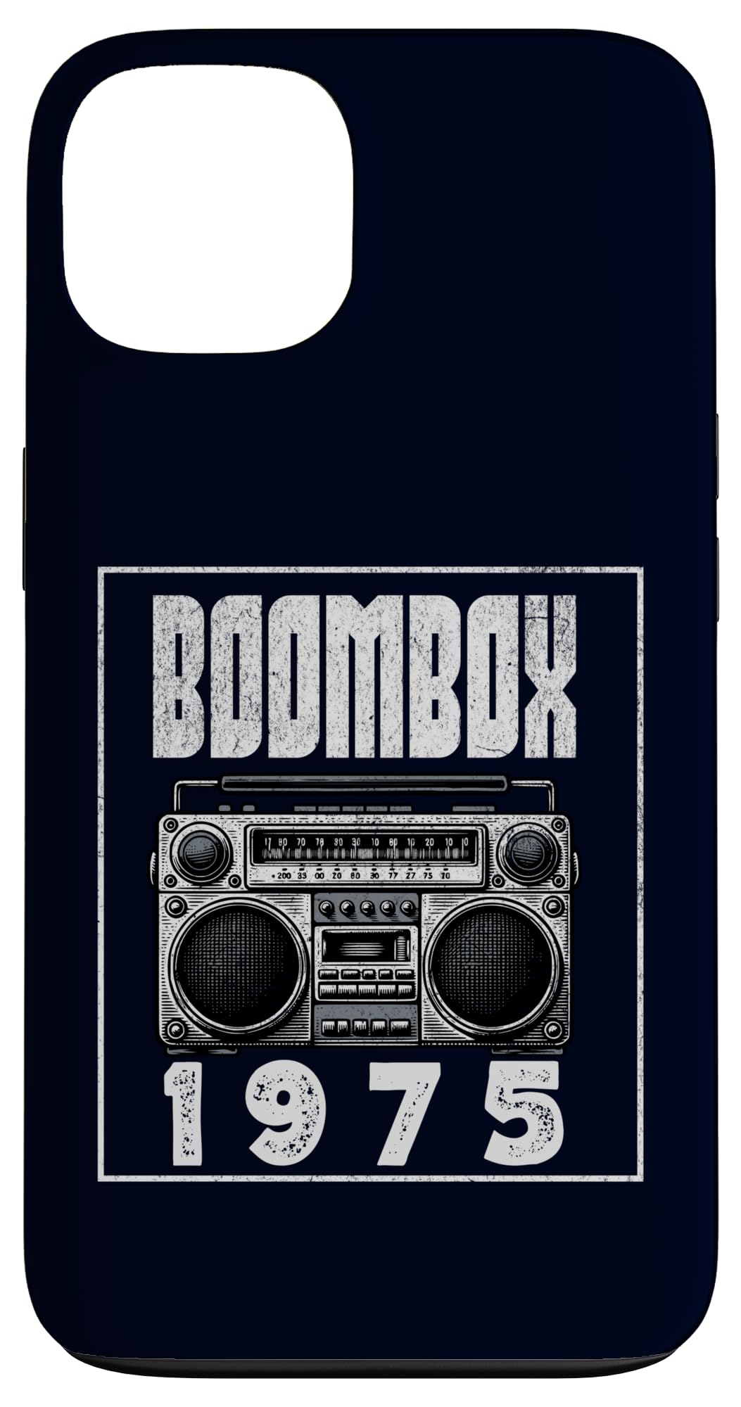 Boombox CD Player Cassette Audio AM FM Radio 1975 Birthday Case for iPhone 13
