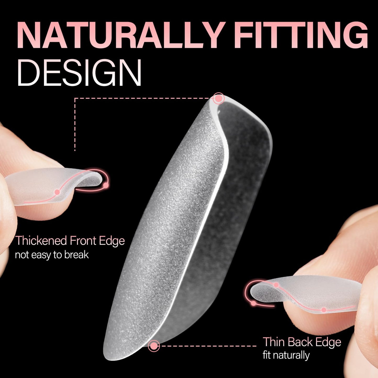 AILLSA Extra Short Square Nail Tips 450PCS Full cover Clear Nail Tips Matte No Need Files Upgraded Press on False Nail Tips for Nail Extension Fake Nail Tips Manicure 15 Sizes