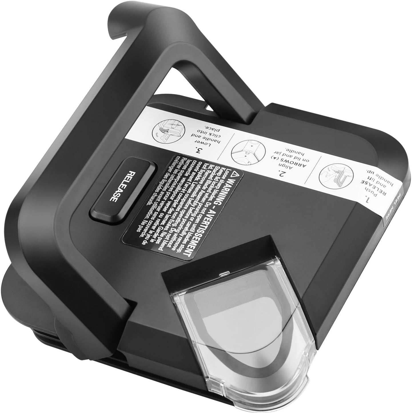 Replacement Locking Lid for Ninja Blender 72 OZ Pitcher BL610 BL642 BL682 BN701 BN751 BN700 BN801 BN750 CO610B DB751A BN800 CT610, Lid Replacement Compatible with Ninja Blender 72OZ Pitcher New Model