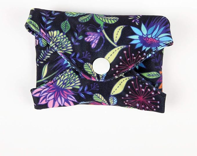 5 Cloth Menstrual Pads 1 Wet Bag M Panty Liners Reusable Washable (Solar System, M Panty Liners)