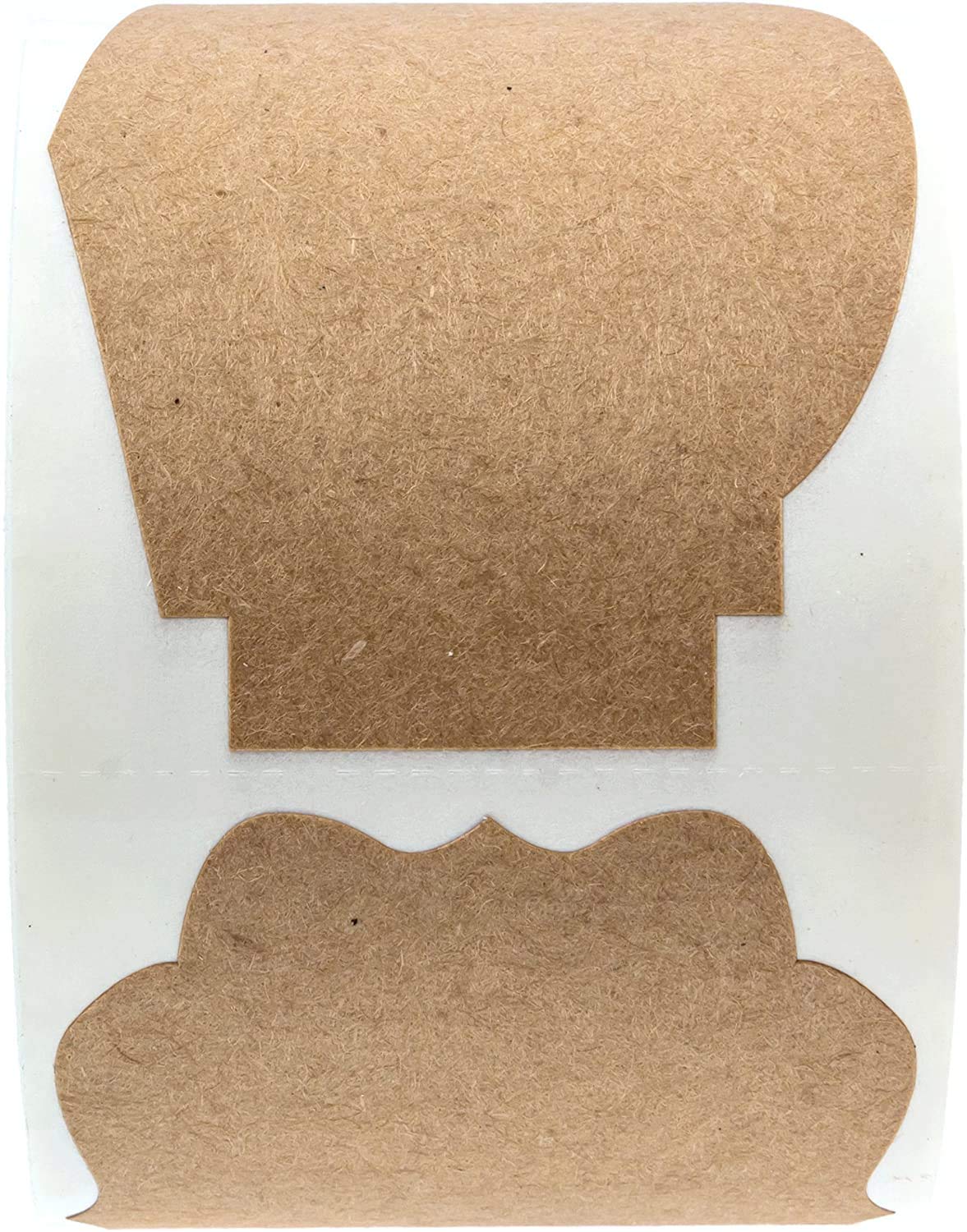 250 Brown Kraft Holiday Gift Tags / 250 to from Christmas Adhesive Tags / 2" x 3" Present Stickers / 3 Alternating Packaging Labels Designs/Made in The USA