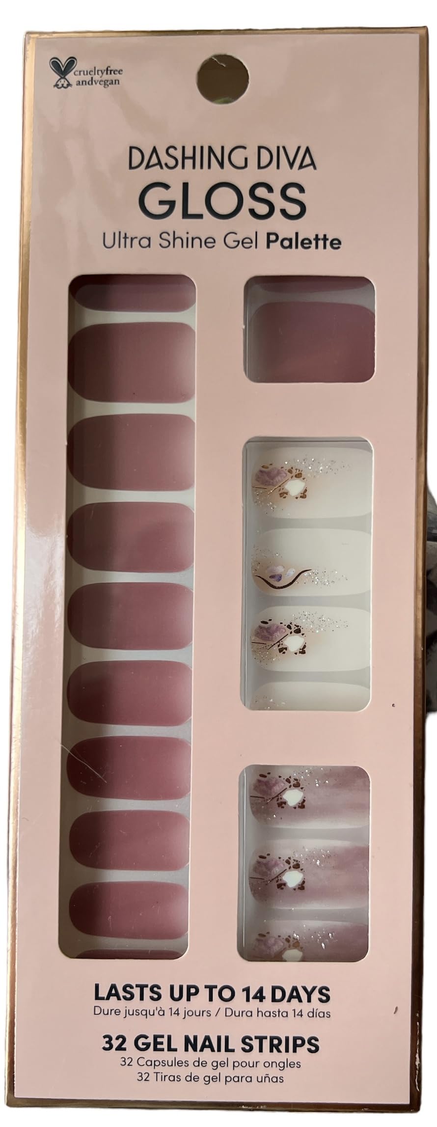 Ultra Shine Gel Nail Strips Heavenly Power 32 Strips