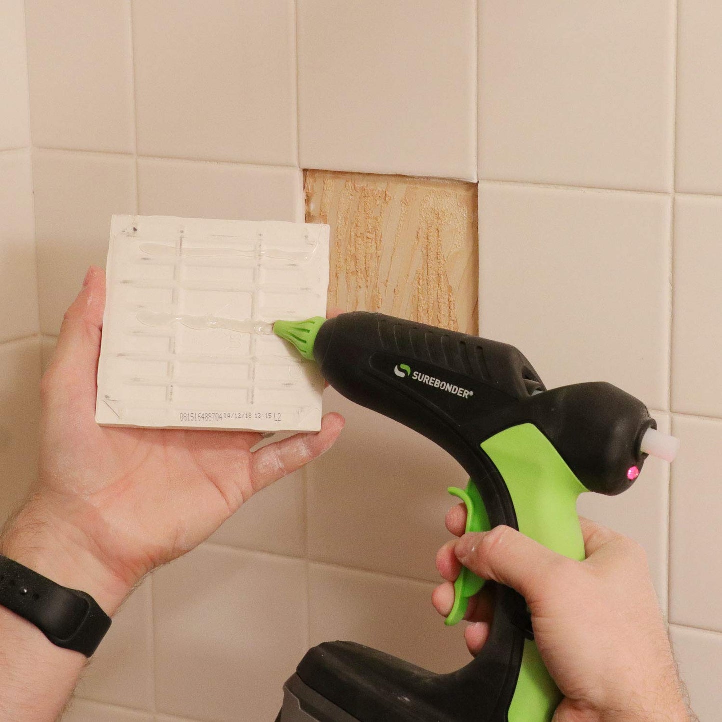 Surebonder 18V Ryobi Battery Powered Fully Cordless Hot Glue Gun, Professional, Full Size for DIY, Crafting, Repairs, 60 Watt, Battery and Charger NOT Included - Tool Only