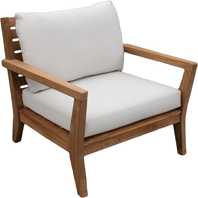 Tommy Bahama Deep Seating Lounge Cushion, 24" X 24" X 4", Bamboo Bay Bone