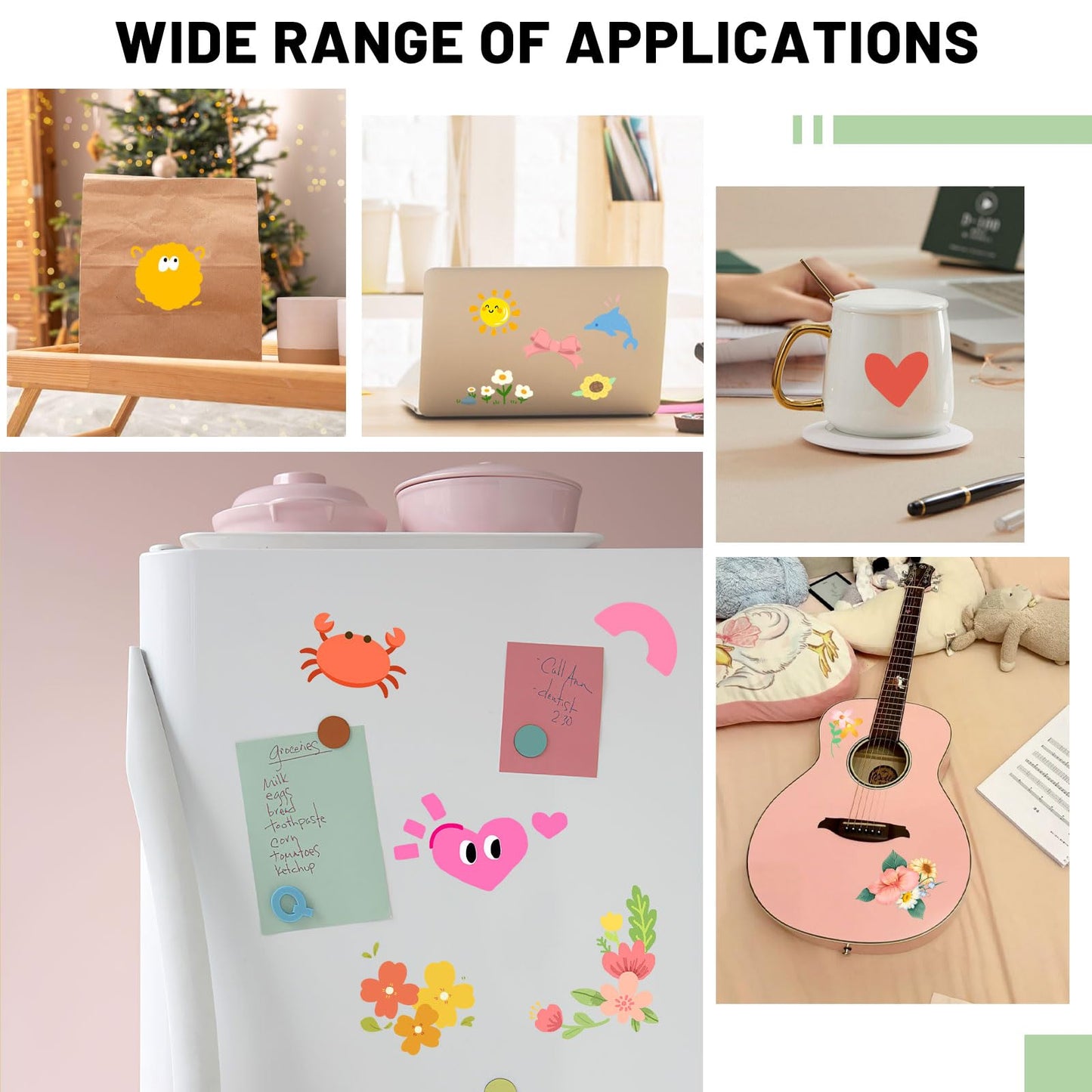 GLOBLELAND 30 Sheets A4 Printable Self Adhesive Vellum Paper Translucent Adhesive Tracing Paper Stickers for DIY Photo Album Diary Scrapbook Decoration 11.7"x8.3"