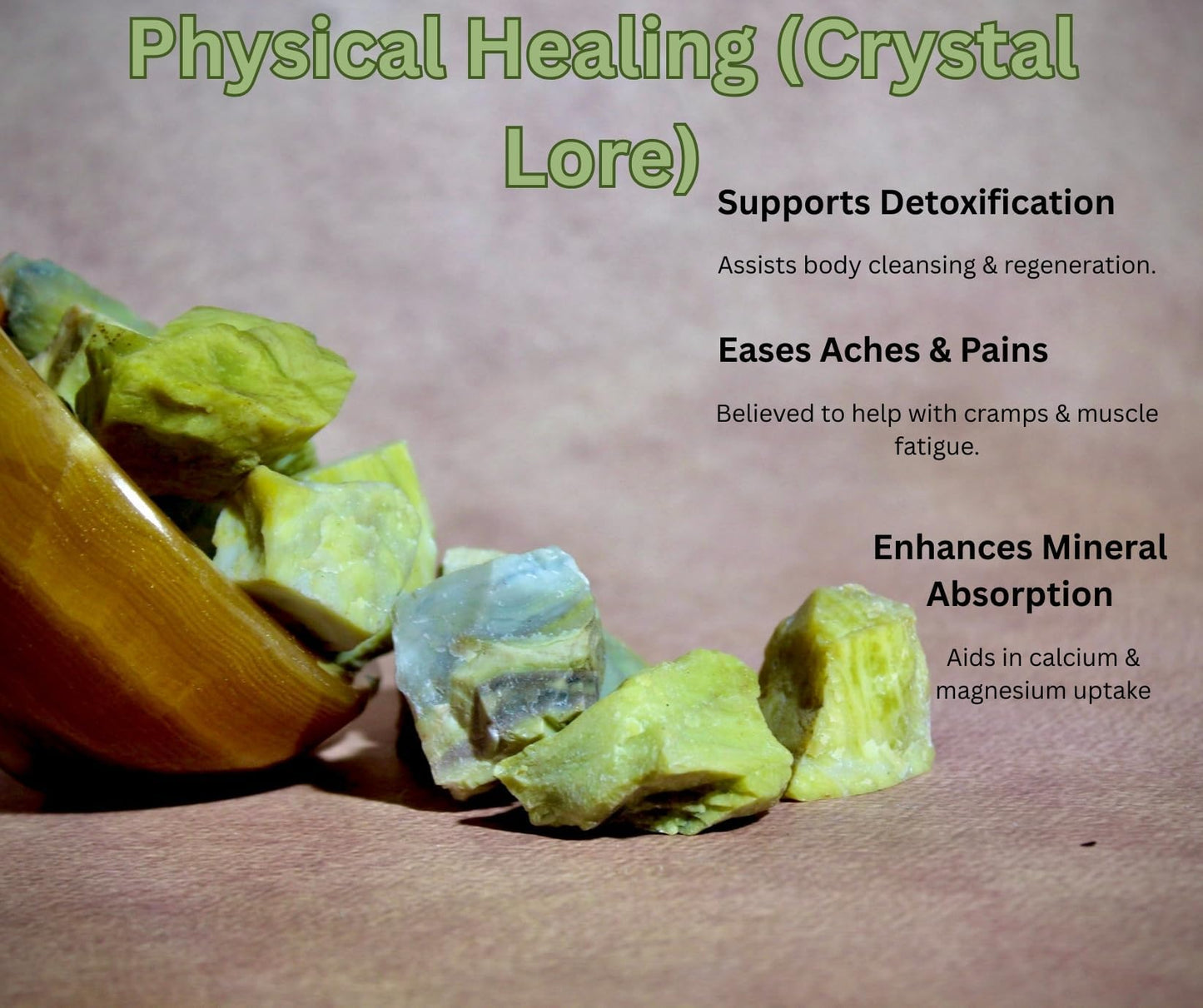 Healing Crystal Stones, 1.25-2.0" Large Reiki Healing Gemstones Natural Tumbled Polished Stones for Energy Witchcraft Therapy Meditation Pack 2 (Serpentine)
