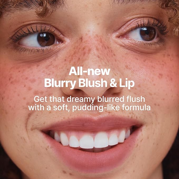 fwee Blurry Pudding Pot + Keychain SET | Airbrushed Blush & Lip, Buildable Pigment, Long-lasting, Lightweight, Easy to Blend, Natural Soft Matte Finish Makeup – Wavy (Muted Pink) | 0.17 oz