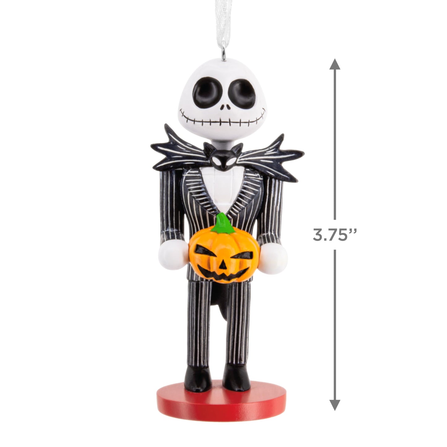 Hallmark Disney Tim Burton's The Nightmare Before Christmas Jack Skellington Nutcracker Christmas Ornament, Gifts for Disney Fans
