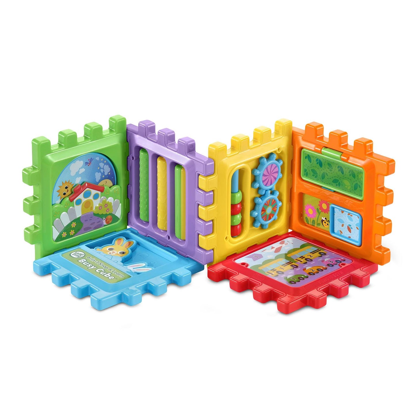 LeapFrog 6-in1 Snap and Learn Busy Cube Motor Skills Baby Toy