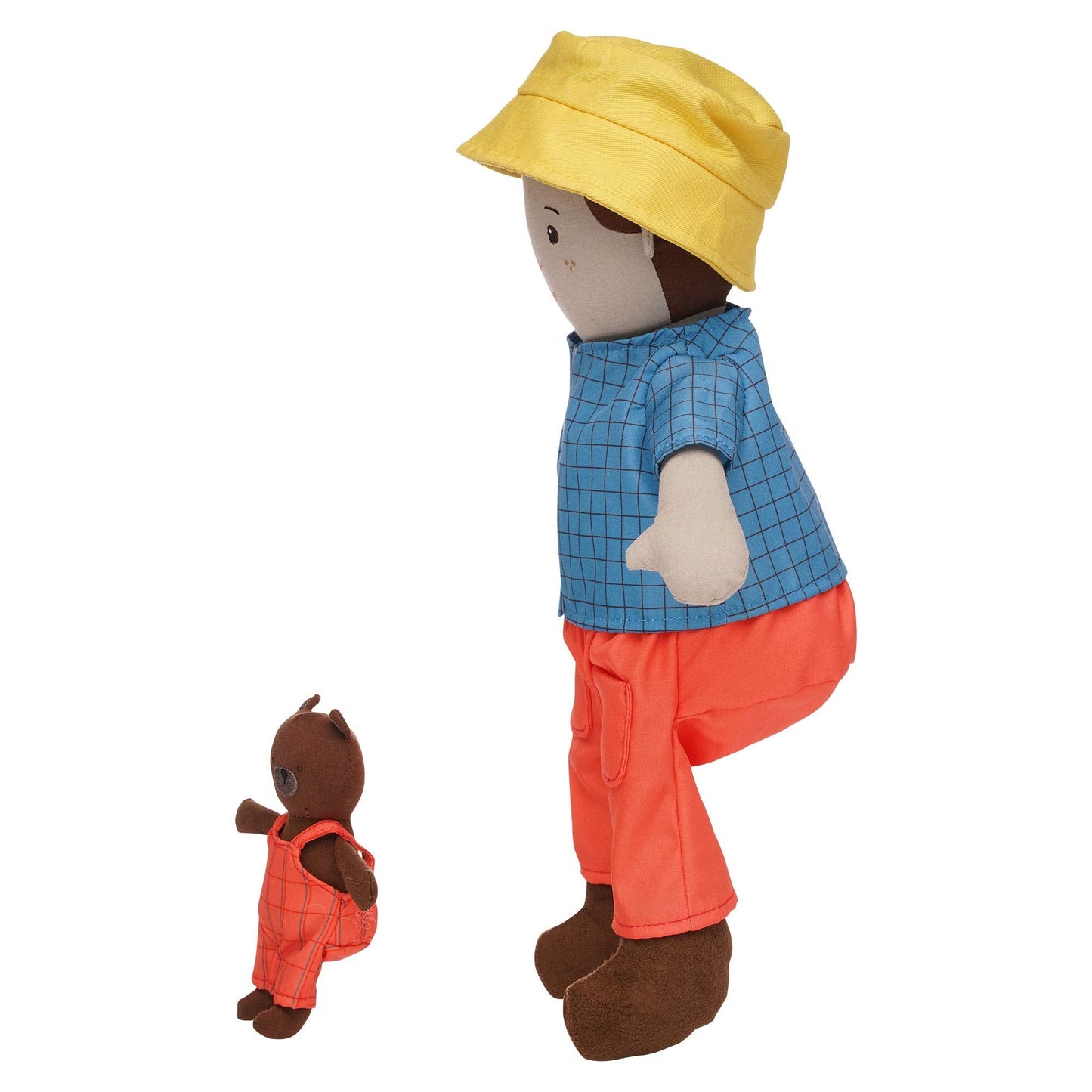 Manhattan Toy Playdate Friends Alex Machine Washable and Dryer Safe 14 Inch Doll with Mini Bear Stuffed Animal