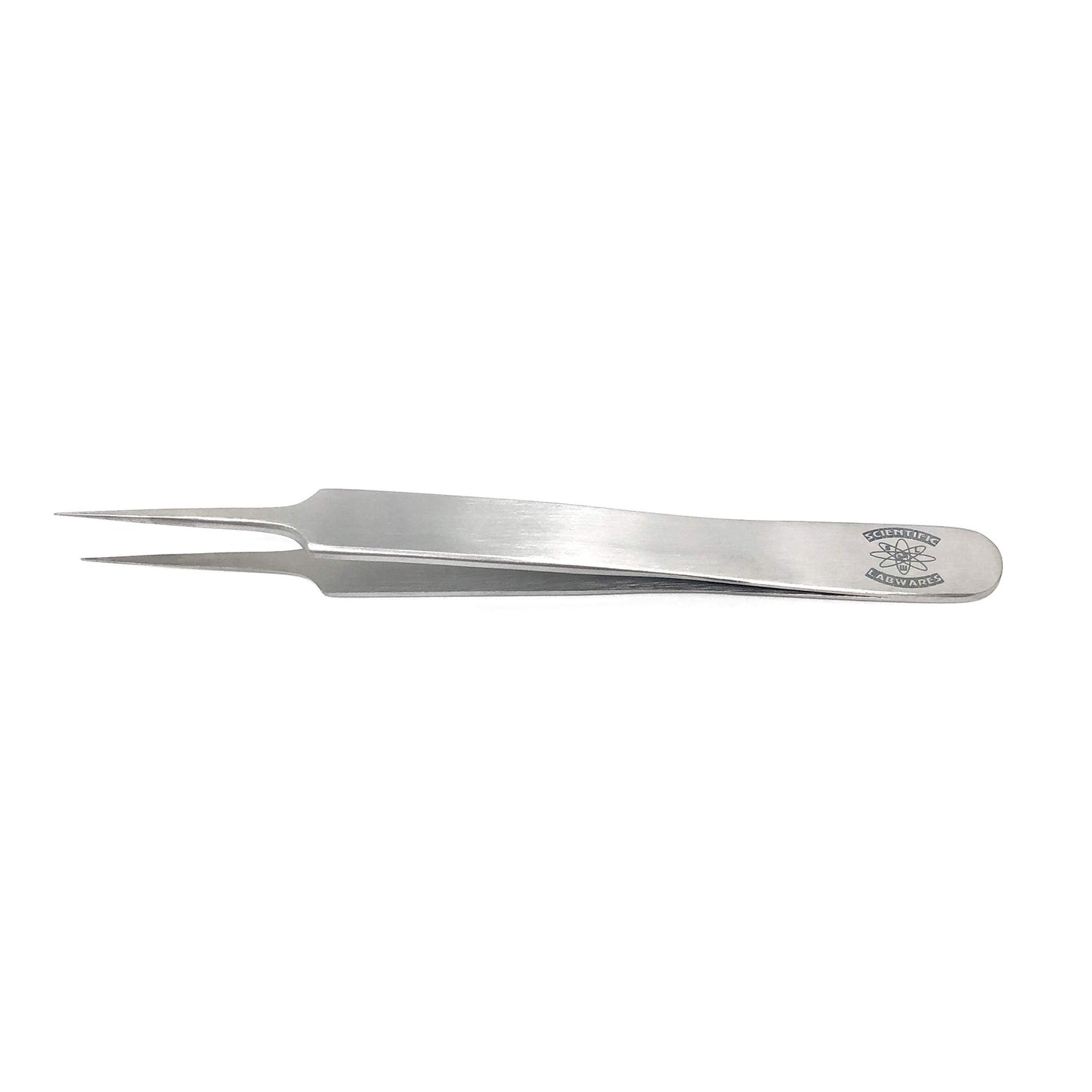 Scientific Labwares High Precision Stainless Steel Lab Tweezers/Forceps with Straight Tapered Ultra Fine Point