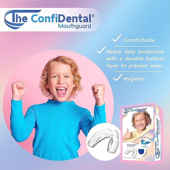 The ConfiDental Mouth Guard for Grinding Teeth at Night - 2 Models for Child or Small Mouth Pack of 6 Moldable Dental Night Guards for Teeth Grinding and Clenching Teeth Grinding Mouth Guard for Sleep
