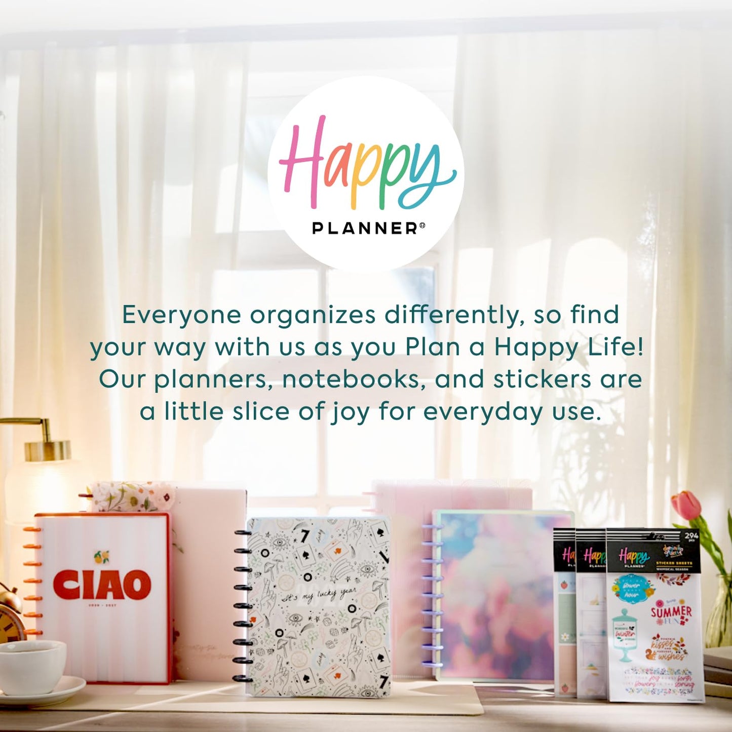 Happy Planner 15-Sheet Sticker Pack for Calendars, Journals, and Planners, Scrapbook Accessories, Classic Size, 294 Stickers Total, Whimsical Season