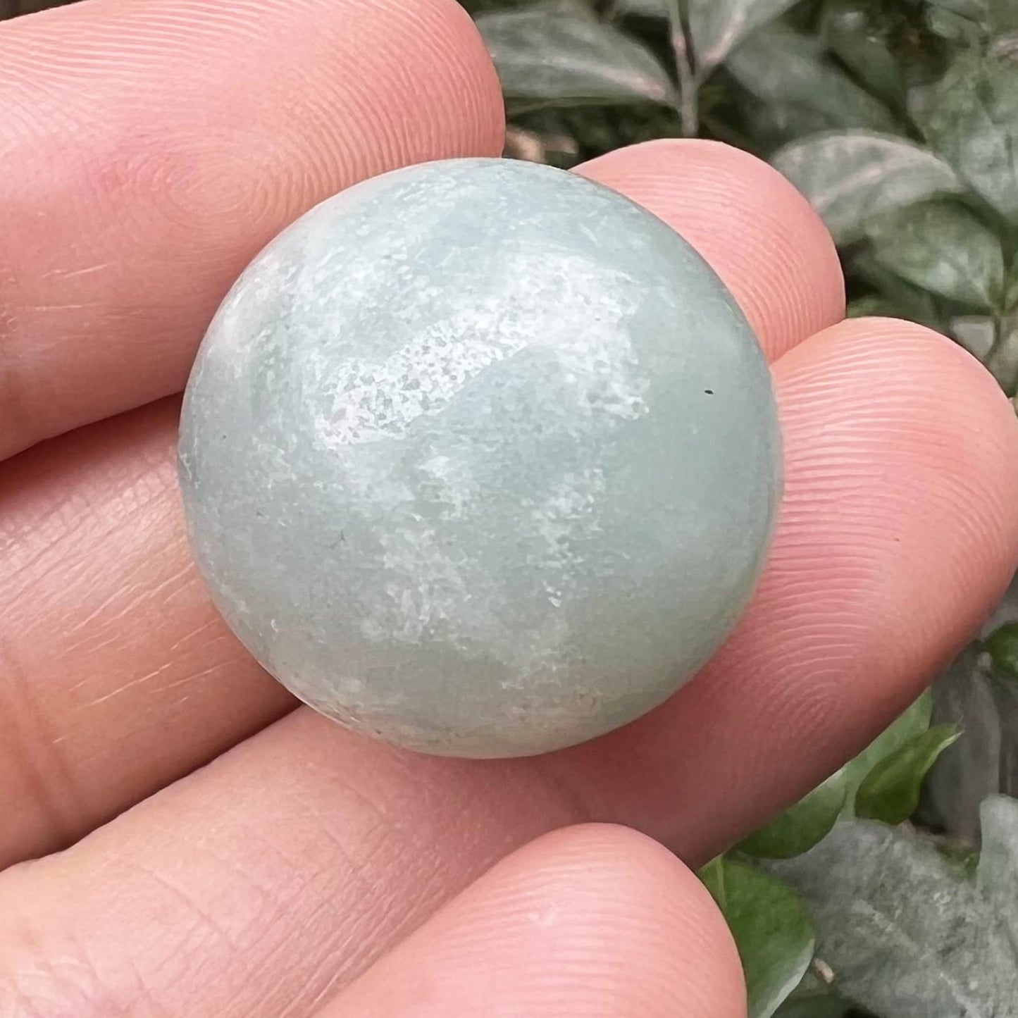 Fekuar 5 Pcs Amazonite Crystal Sphere Ball Set, Polished Healing Energy Mineral Gemstone Balls for Reiki Chakra Decoration Fengshui 20mm