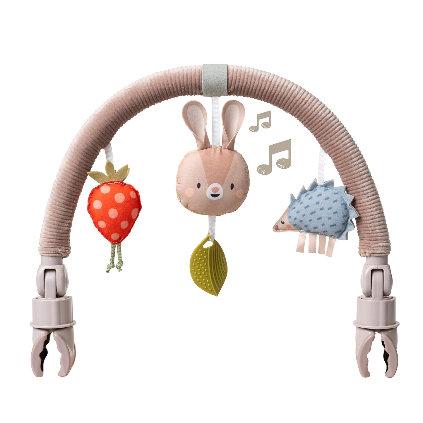 Taf Toys Activity Arch - Ideal for Infants & Toddlers, Fits Stroller & Pram, Stimulates Baby’s Senses, Easier Outdoors (Musical Bunny Arch)