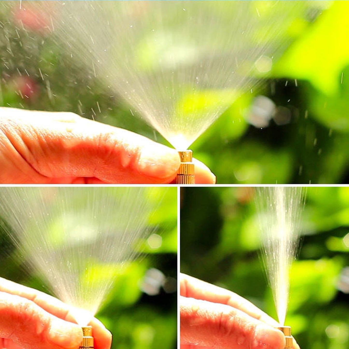 New drip Irrigation kit, Automatic Garden Watering System, Quick Connector and 360-degree Bending Dropper atomizing Copper Nozzle, Garden Plant Lawn Courtyard Watering System. (65FT Ⅱ)