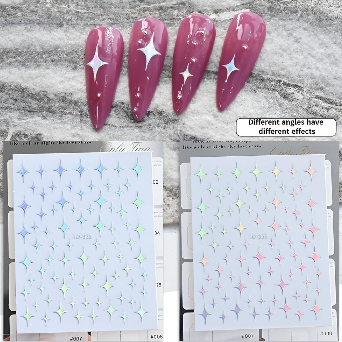 White Bow Nail Stickers for Nail Art 5D Self Adhesive White Nails Art Stickers Bow Nail Decals with Rhinestone Design Embossed Bow Decoration Accessories for Women Girls