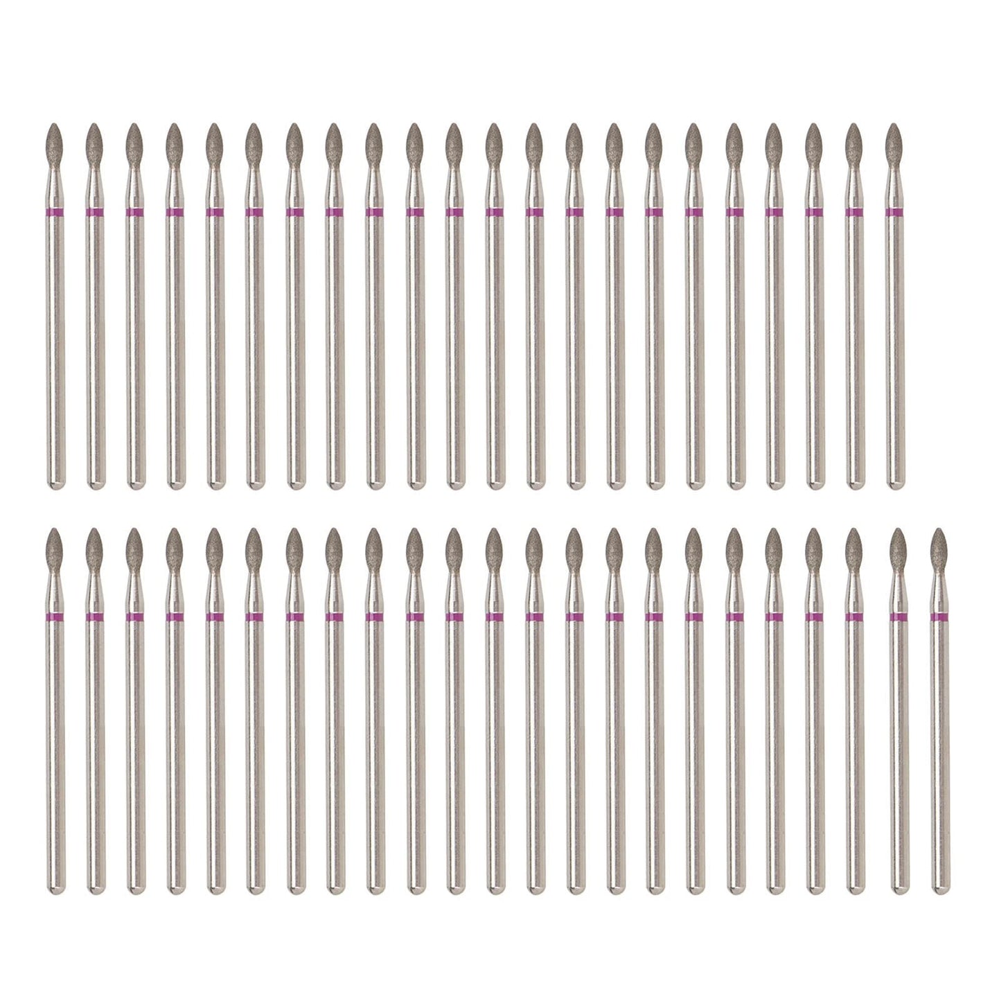 50pcs Nail Art Drill Bits for Acrylic Nails, Electric Nail Drill Bit Set, Sand Rough Surface Cuticle Remover Polishing Bits for Acrylic Gel Manicure, Wholesale Business