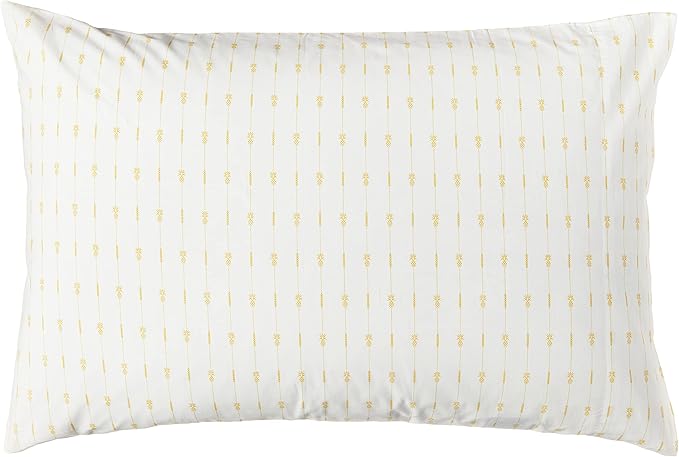 Tommy Bahama - Queen Sheets, Cotton Percale Bedding Set, Crisp & Cool, Stylish Bedding Set (Pineapple Pinstripe Yellow, Queen)