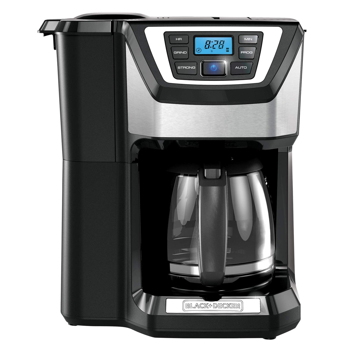 Black and Decker BLACK+DECKER 12-Cup Mill and Brew Coffeemaker, Black, CM5000B