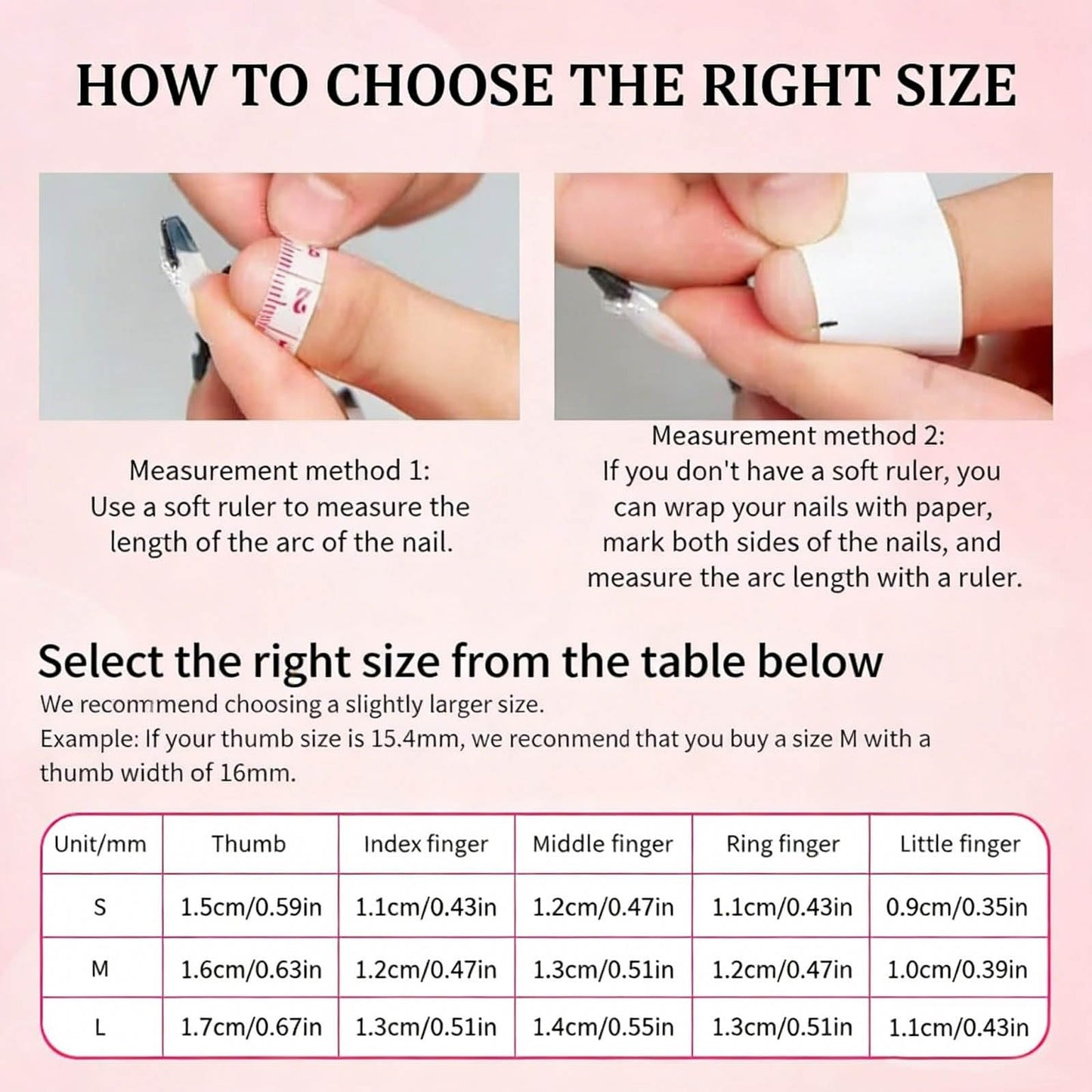 Short Handmade Press on Nails Duck Nail Tips,Thick 3D Floral Reusable Fake Nails Hand Made Acrylic Nails for Women 10pcs (Size M）