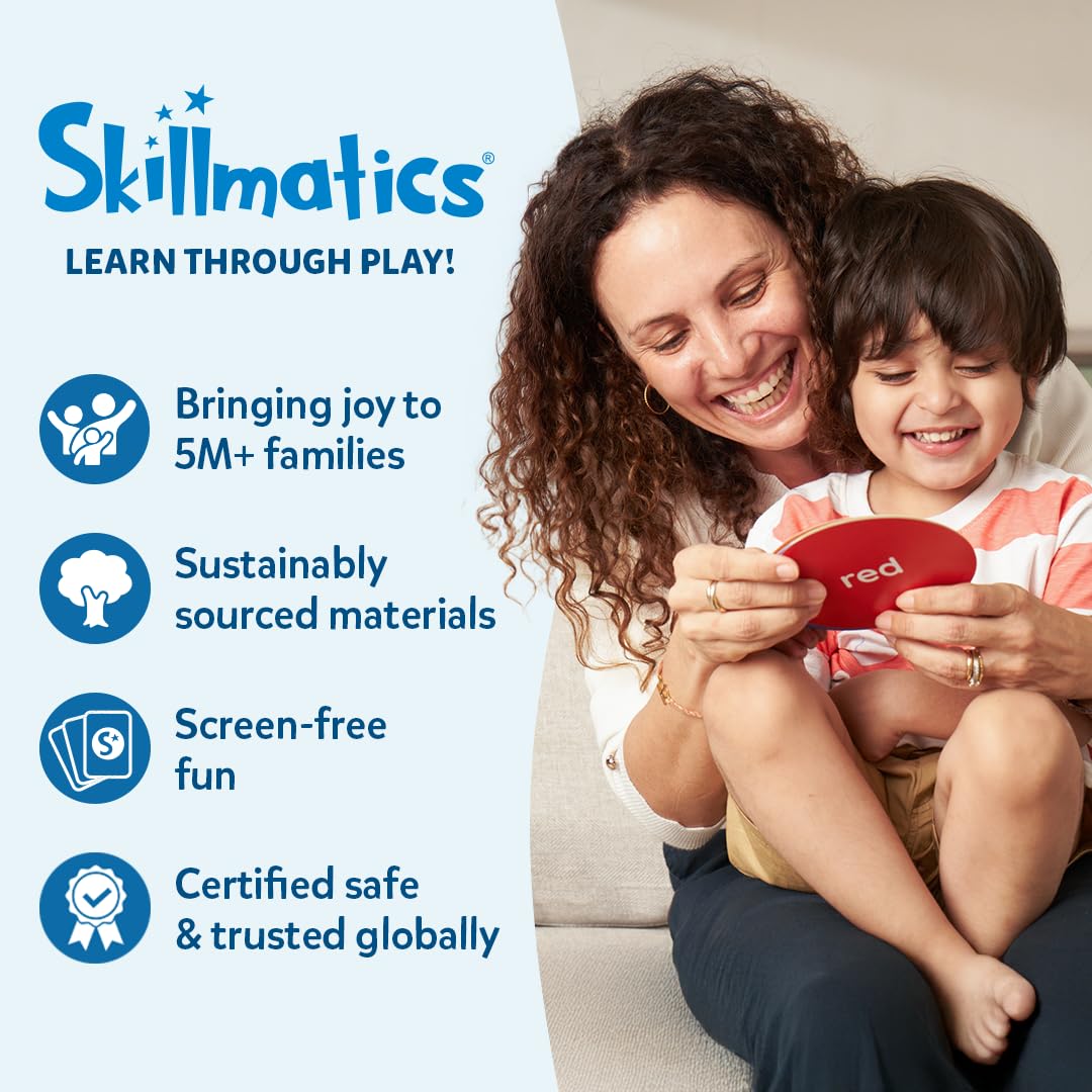 Skillmatics Connectable Learning Link Toy for Toddlers – Fun & Educational Snap-Together Activity, Bead Maze Toys for Babies, Fine Motor Skill, Early Learning, Gift for Ages 10–24 Months, 36 Links