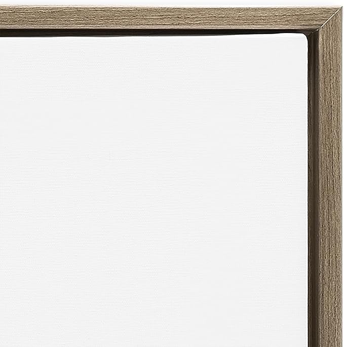 Stupell Industries Abstract Mindfulness Exercise Framed Floater Canvas Wall Art Design by Tim Parker, Brown Floater Frame, 21 x 17