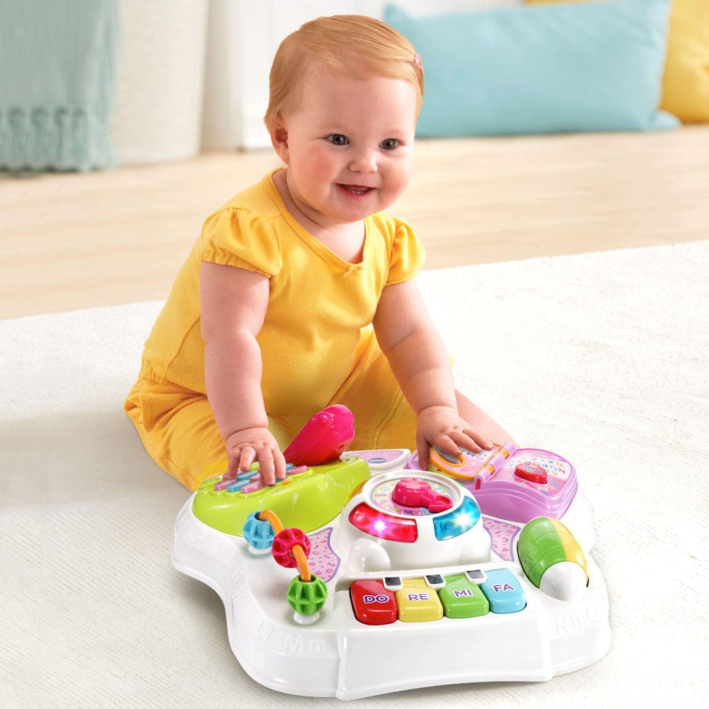 VTech Sit-to-Stand Learn and Discover Table, Pink