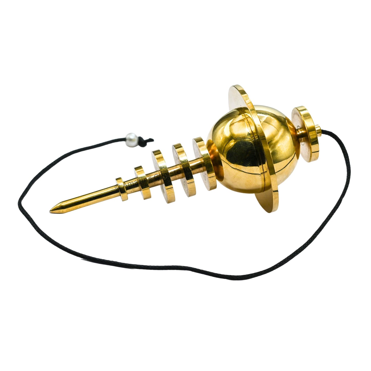 Amazing Gemstone Healing Metal Pendulums for Divination, Extra Large Gold Chakra Stabilizer Copper Pendulum High Energy Pendulo de Bronce Pendulos de Mesa MP112