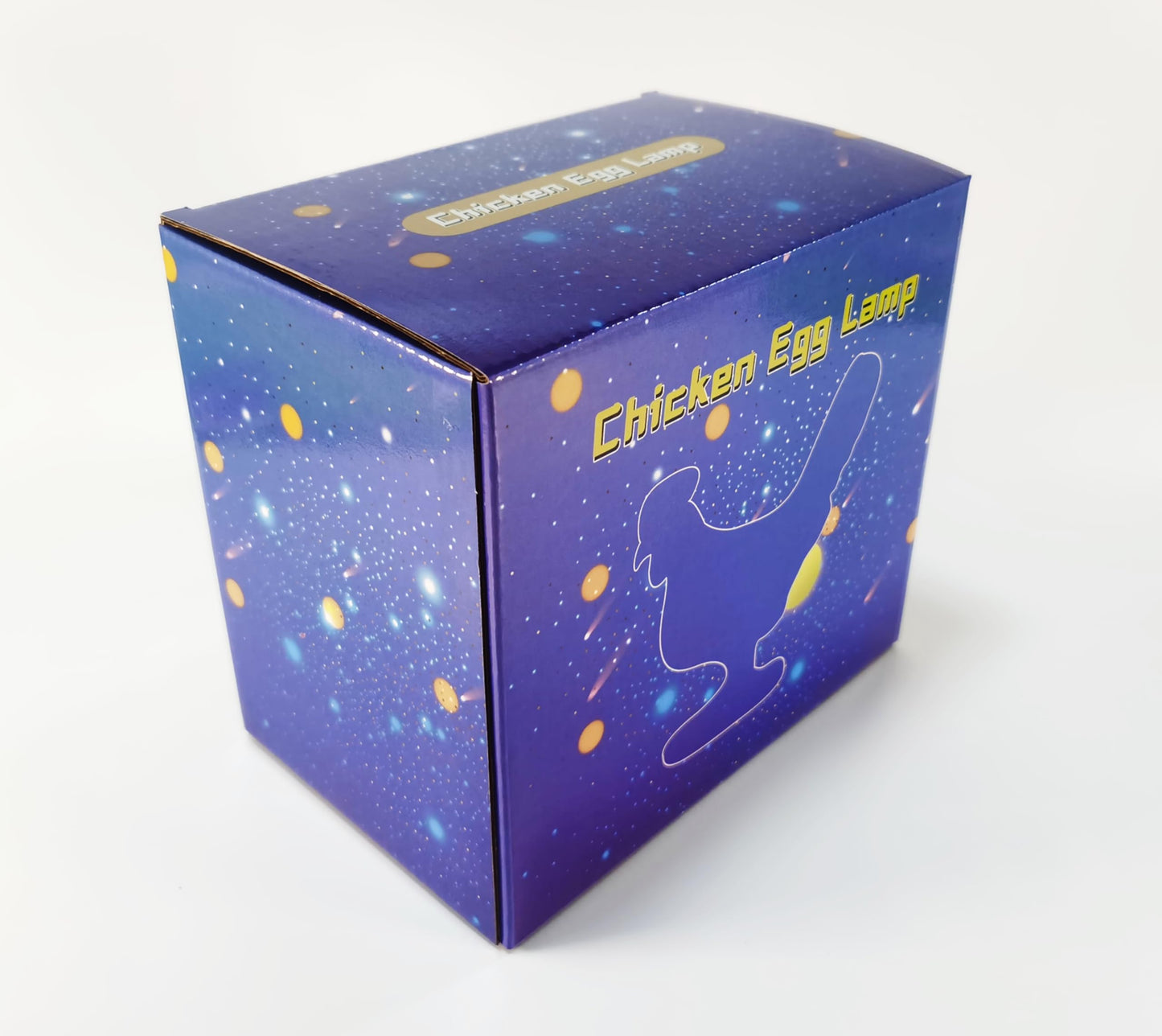LGY3DLight Chicken Egg Lamp, 3D Resin Chicken Lamp, Funny Chicken Night Light with USB, Colorful Box Packing Birthday Gift (A)