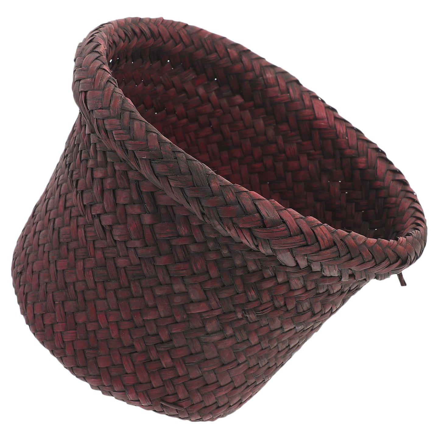 NUOBESTY Round Seagrass Planter Basket: 5.5x7.1" Woven Pots Cover Plant Pots Containers - Wicker Plant Basket Desktop Sundries Container - for