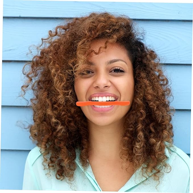NOLITOY 3pcs Smile Practice Tool Silicone Speech Stutter for Facial Muscle Strengthening Easy Use Lip Trainer for Pronunciation and Face Portable Design
