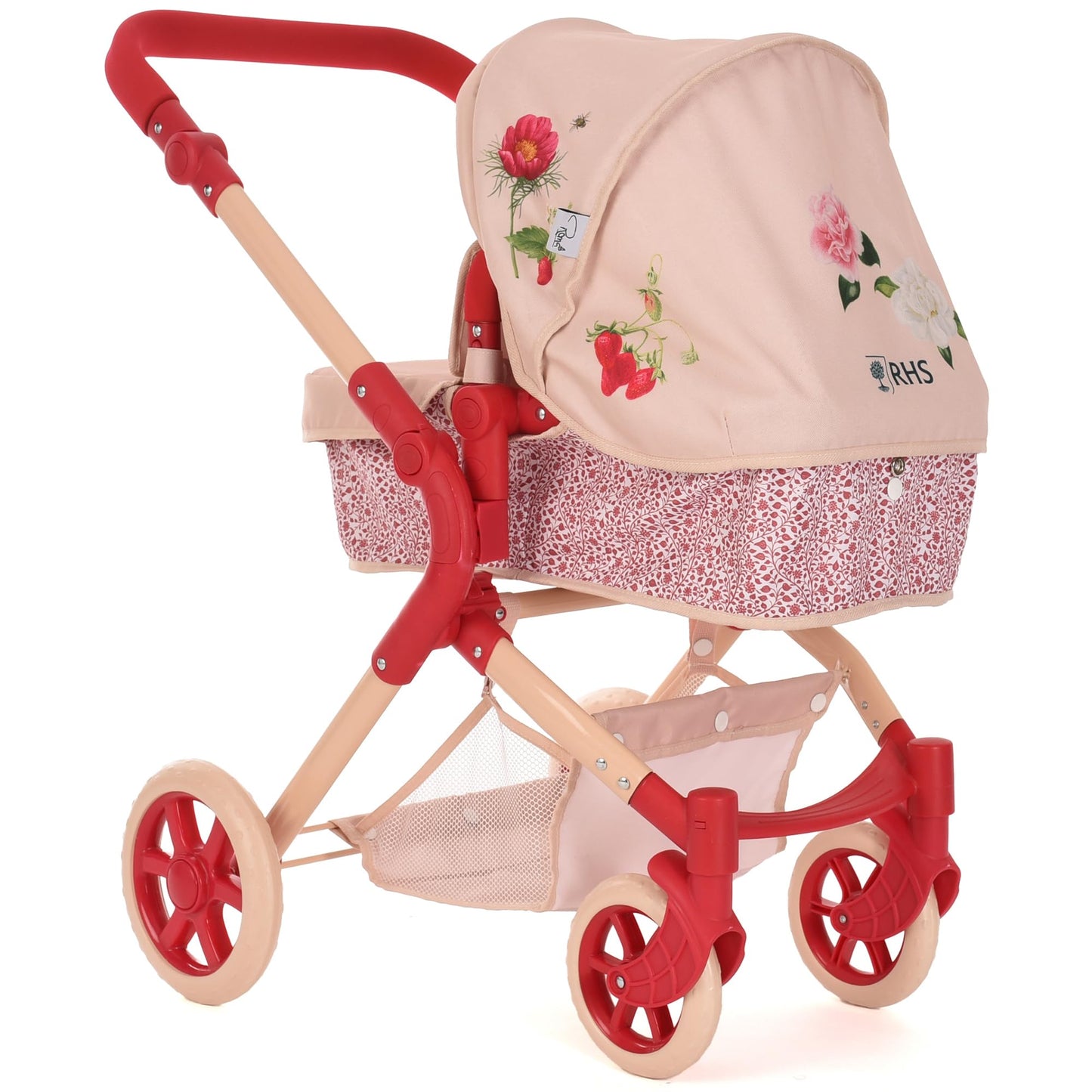 Roma RHS Single Dolls Pram - Flora