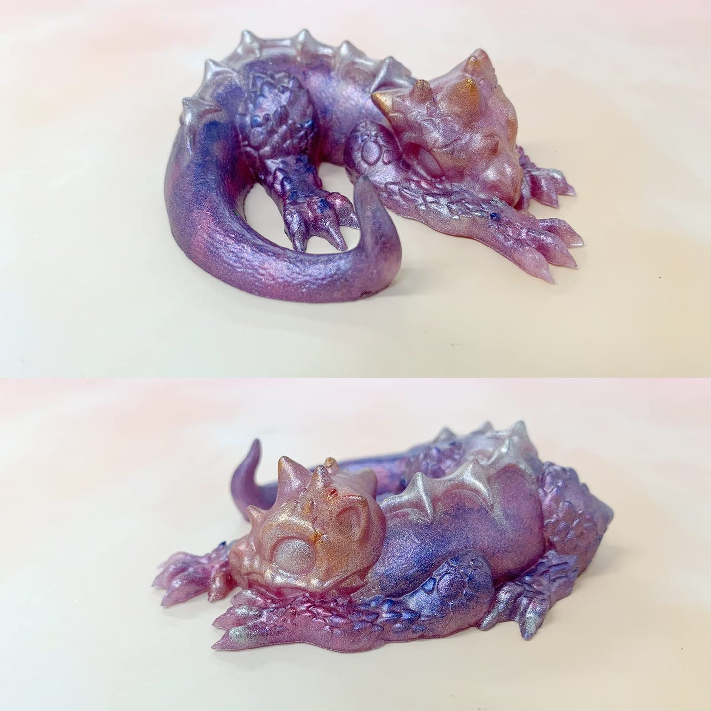 KAKIWYHHH Magical Skull Dragon 3D Epoxy Resin Silicone Mold for Fondant Sugar Craft, Cake Topper Decorating, Polymer Clay, Plaster