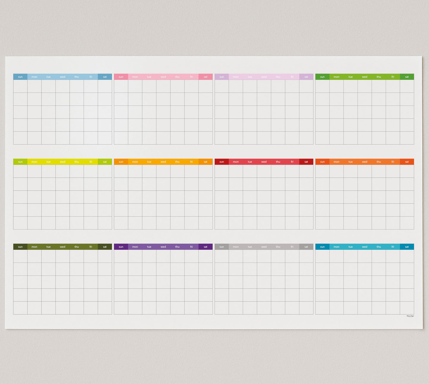 Dry Erase Wall Planner (27×39 in) – Double-Sided Reusable Yearly Planner with Undated Planning Board & 2026 Calendar Reference, Large Laminated Write & Wipe Wall Calendar for Home, Office, Classroom — Rolled Poster.
