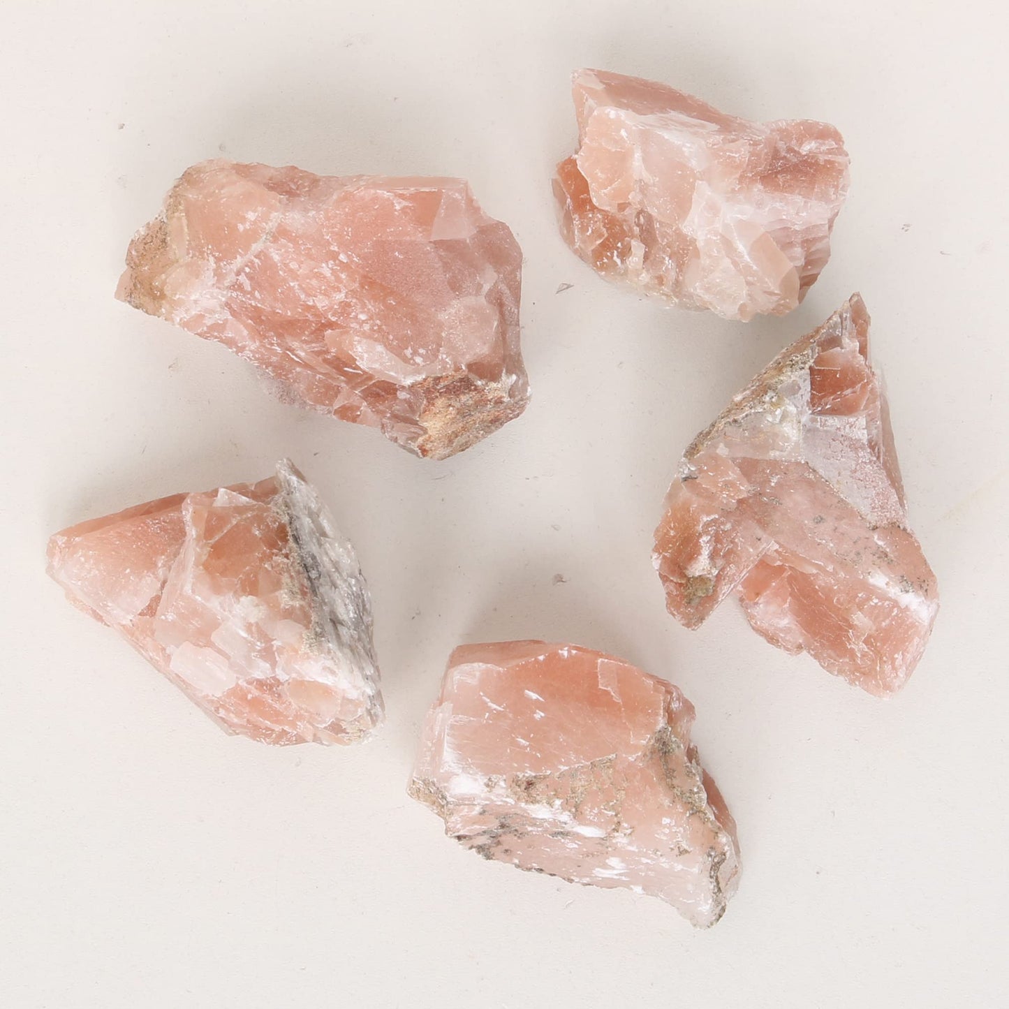 REAL-GEMS Natural Raw Healing Crystals Rough Stones for Tumbling, Cabbing, Polishing, Wire Wrapping, Wicca & Reiki Crystal Healing, Mix Gemstones,7 Chakra (Calcite)