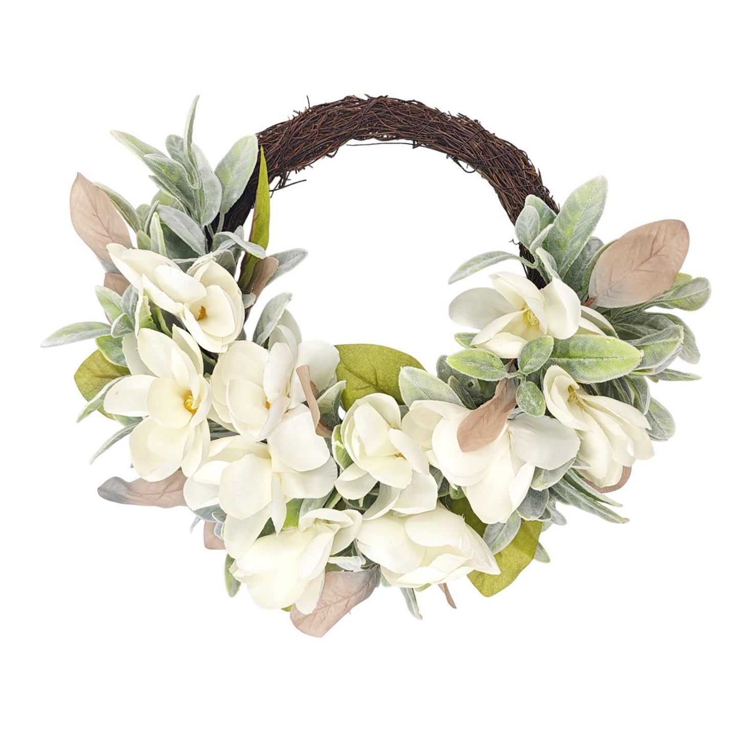 predolo Flower Wreath for Front Door Outdoor Table Window Hanging Garland